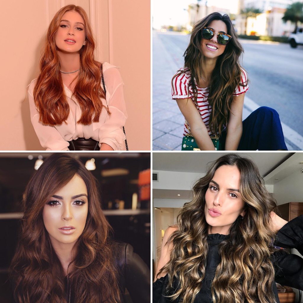 corte de cabelo feminino longo