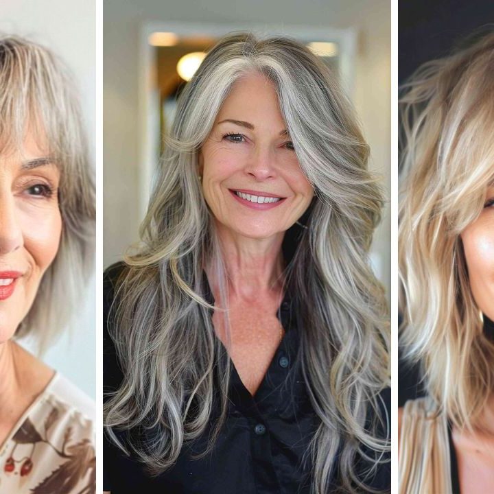 Cortes de Cabelo para Mulheres de 60 Anos com Cabelos Grisalhos