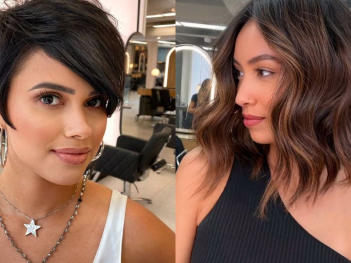 preço corte de cabelo feminino na frente salão