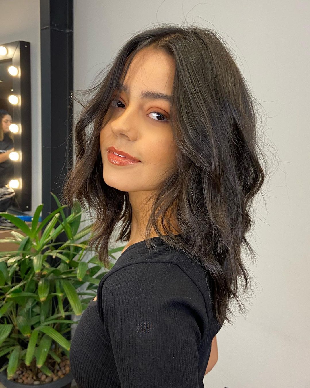 corte em U para cabelo longo