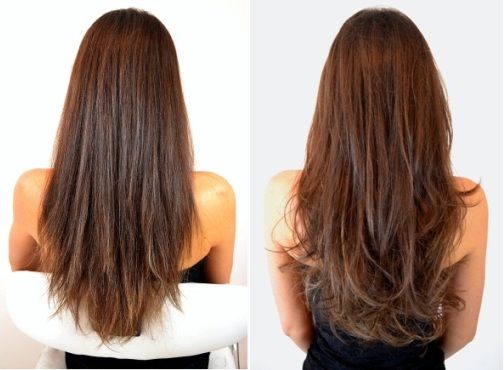 preço corte cabelo feminino v desfiado salão