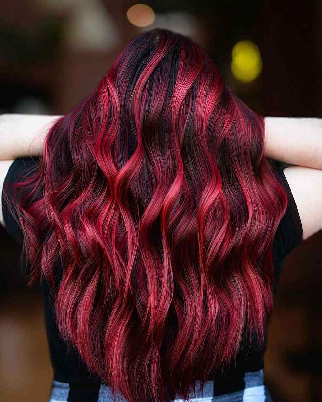corte de cabelo feminino vermelho