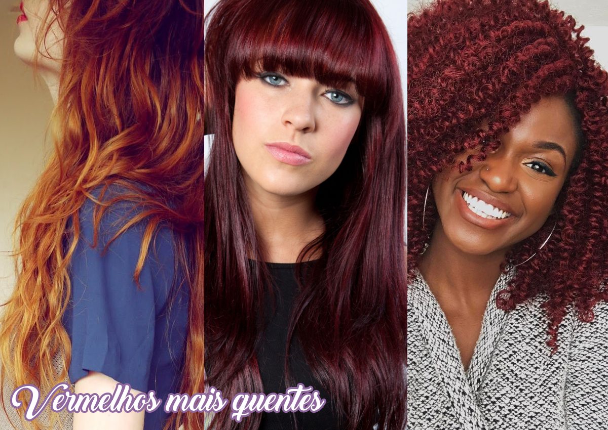 corte de cabelo feminino vermelho