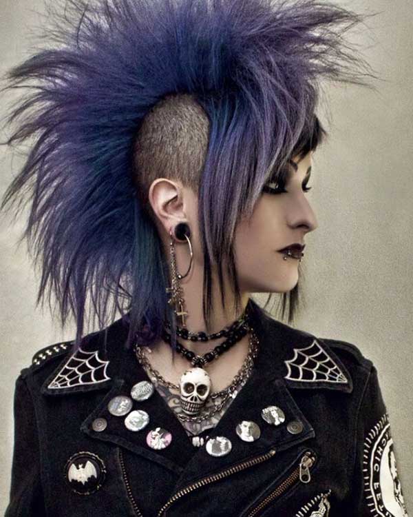 corte de cabelo gotico