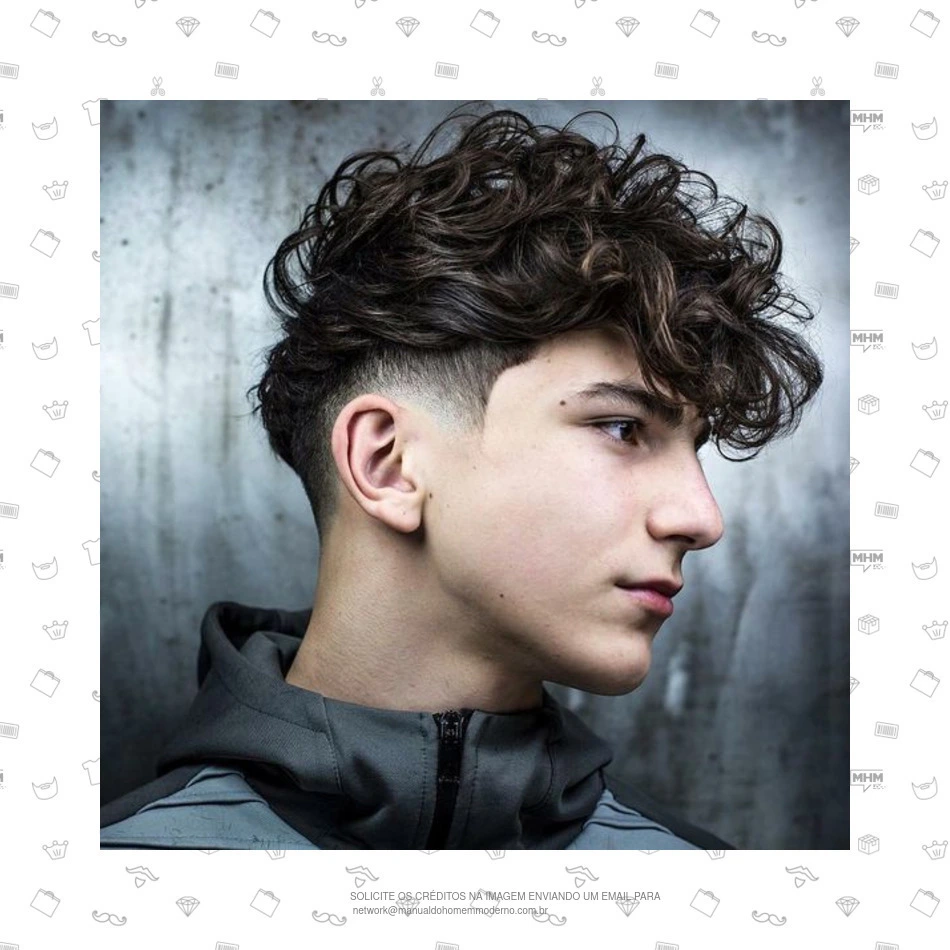 corte de cabelo juvenil masculino