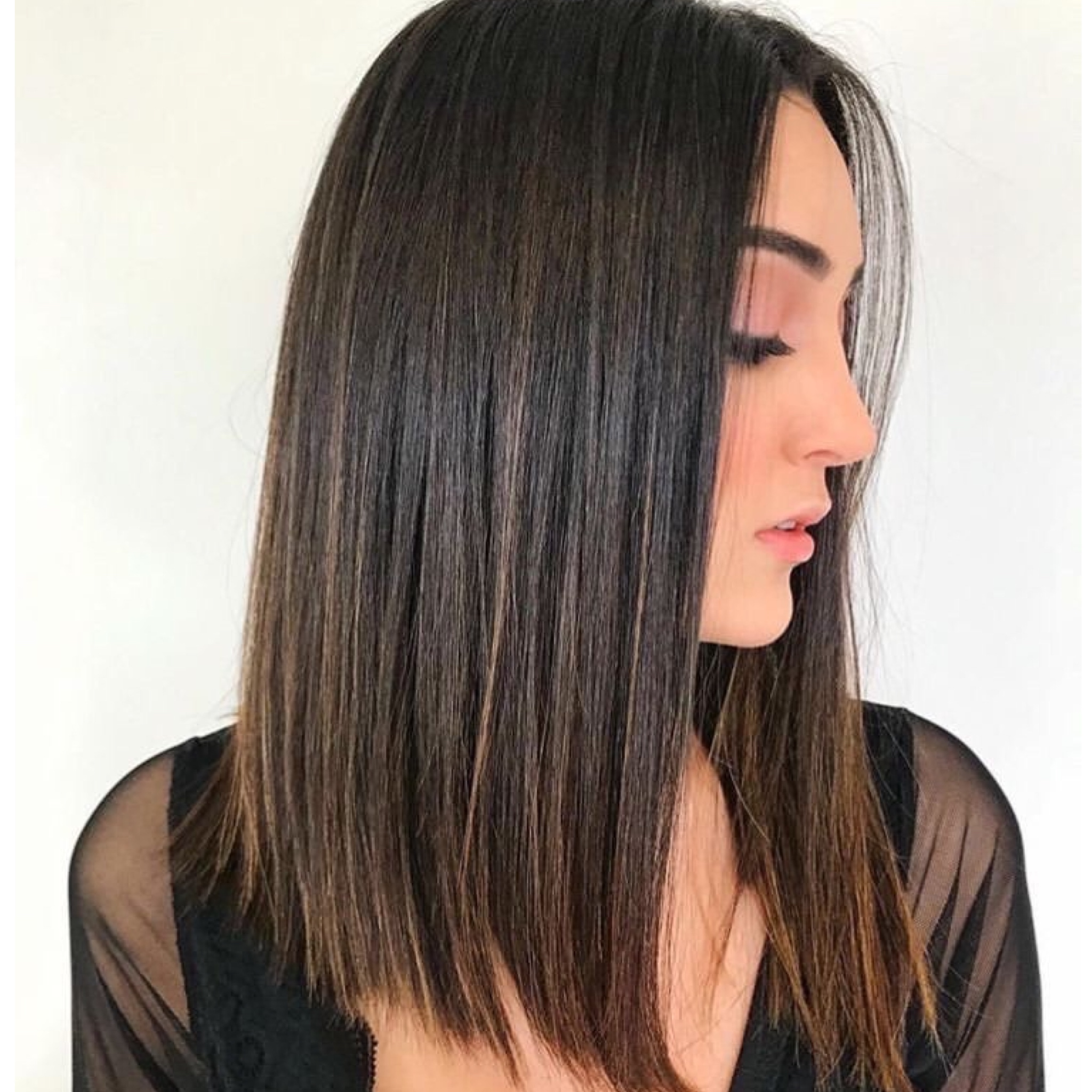 corte de cabelo long bob
