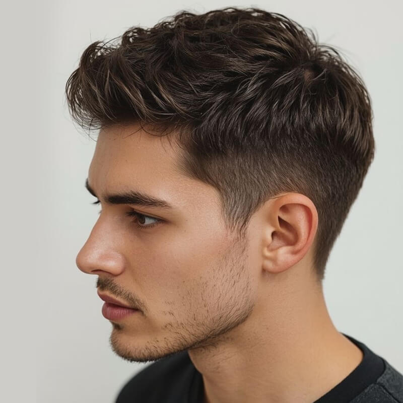 Corte do Jaca em V e com Riscos: Ousadia e Personalidade no Cabelo Masculino