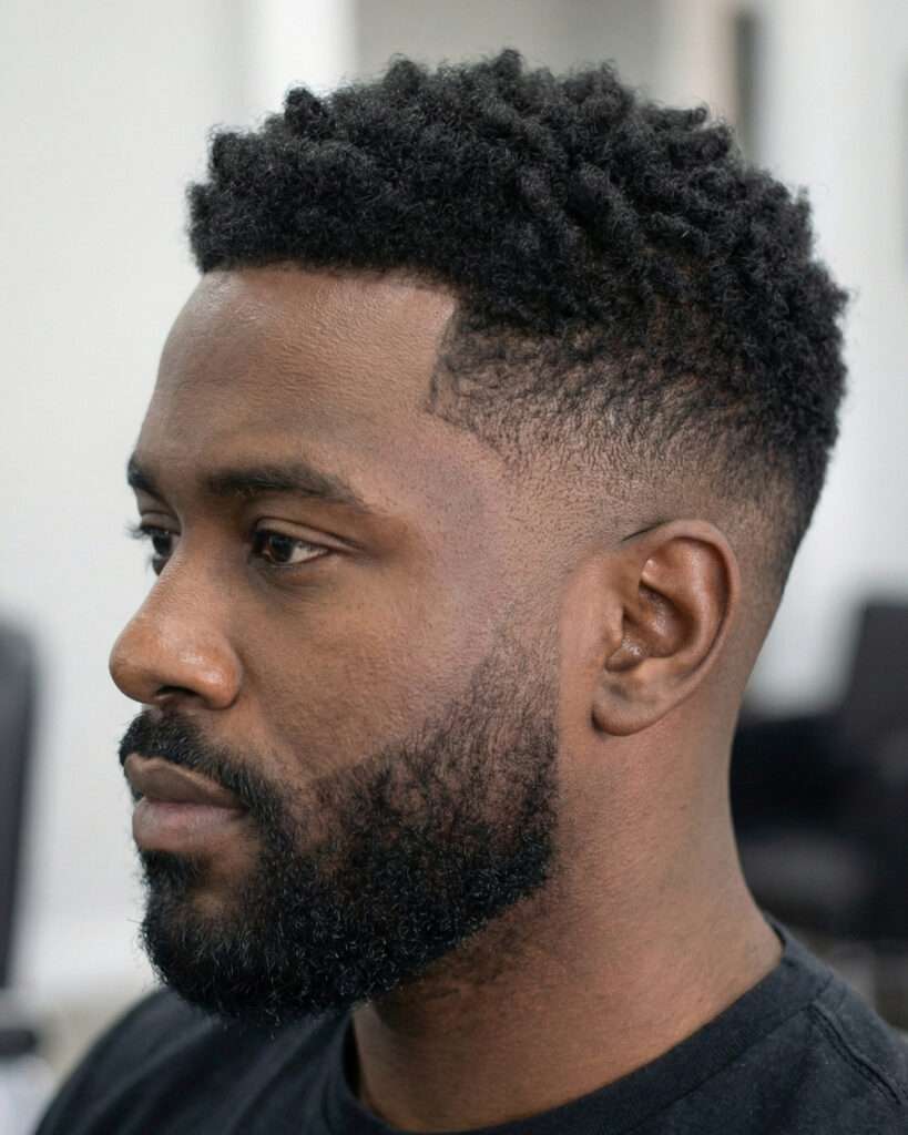 corte de cabelo masculino raspado na 6