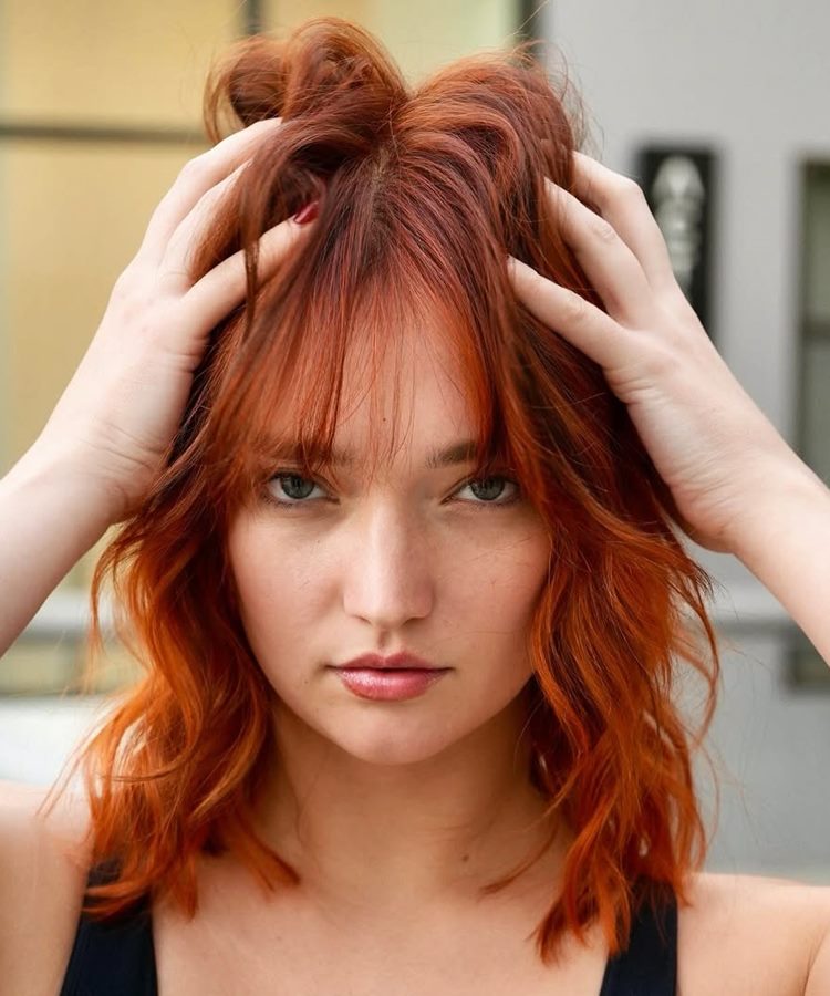 corte de cabelo medio