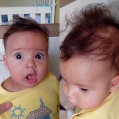 corte de cabelo para bebe 6 meses
