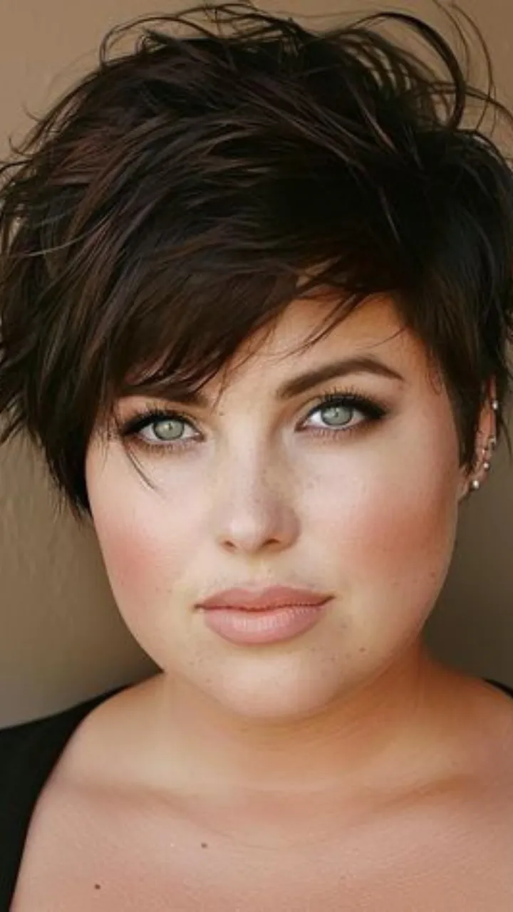 corte de cabelo para gordinhas