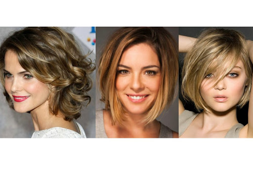 melhor corte de cabelo para rosto triangular invertido com testa larga