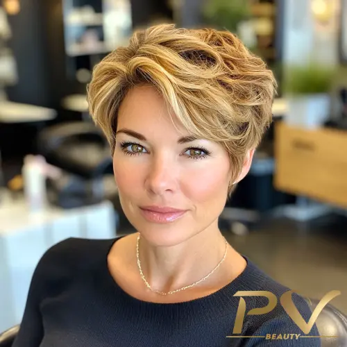 melhores cortes de cabelo repicado curto para senhoras de 60 anos