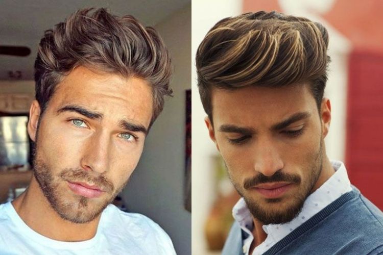 corte de cabelo topete