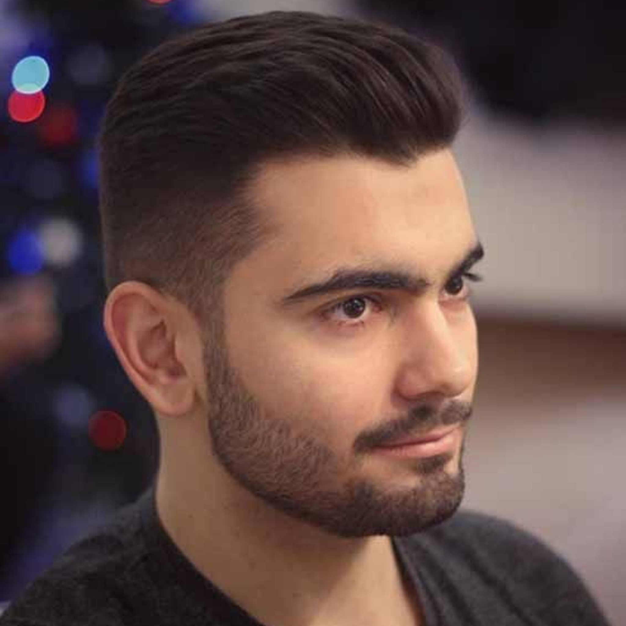 corte de cabelo topete