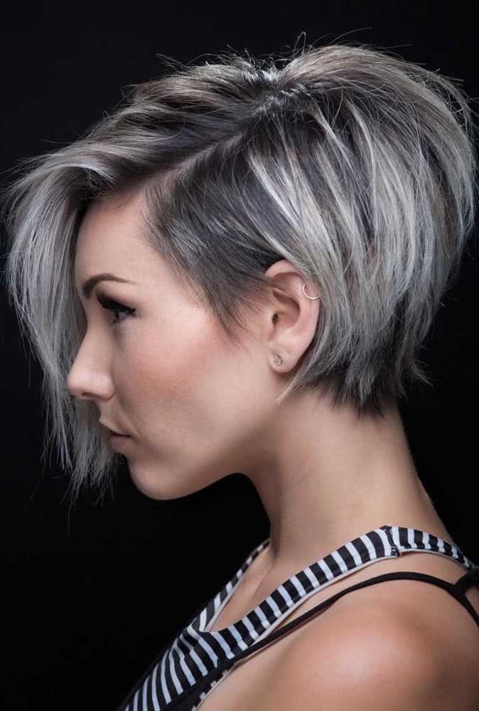 corte de cabelo um lado mais curto