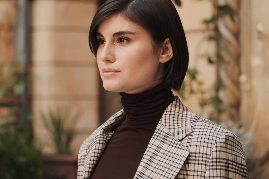 Cortes que valorizam o rosto quadrado e não são xadrez