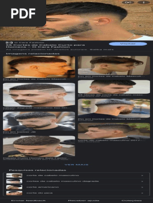 cortes de cabelo masculino curto