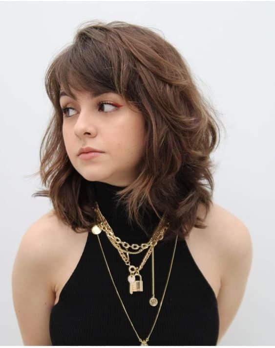 cortes de cabelo medio repicado em camadas