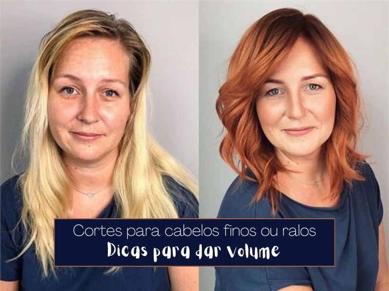 cortes para cabelo liso com pouco volume