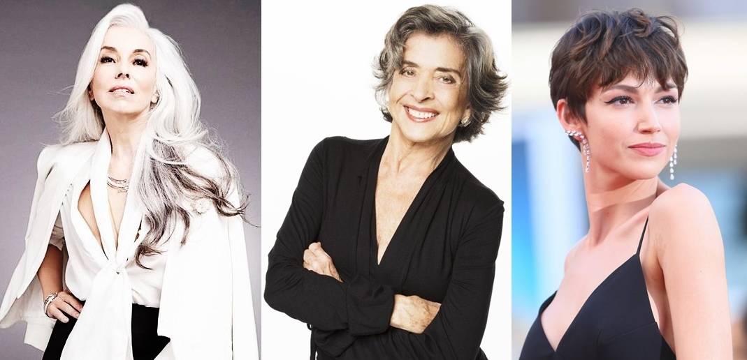 5 ideias de títulos: 1. Cortes de Cabelo que Transformam: Rejuvenesça e Modernize seu Visual. 2. O Poder das Camadas: Como Dar Leveza e Movimento aos Cabelos Maduros. 3. Cores que Iluminam: A Paleta Perfeita para Rejuvenescer seu Cabelo. 4. Cortes Curtos e Médios que Valorizam o Rosto na Maturidade. 5. Encontre o Salão Ideal: Especialistas em Cortes para Mulheres Maduras.