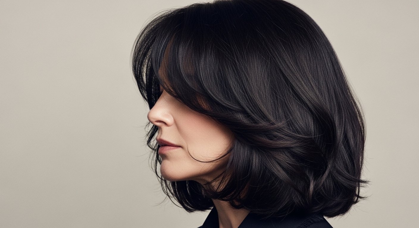 5 ideias de títulos: 1. Cortes de Cabelo que Transformam: Rejuvenesça e Modernize seu Visual. 2. O Poder das Camadas: Como Dar Leveza e Movimento aos Cabelos Maduros. 3. Cores que Iluminam: A Paleta Perfeita para Rejuvenescer seu Cabelo. 4. Cortes Curtos e Médios que Valorizam o Rosto na Maturidade. 5. Encontre o Salão Ideal: Especialistas em Cortes para Mulheres Maduras.