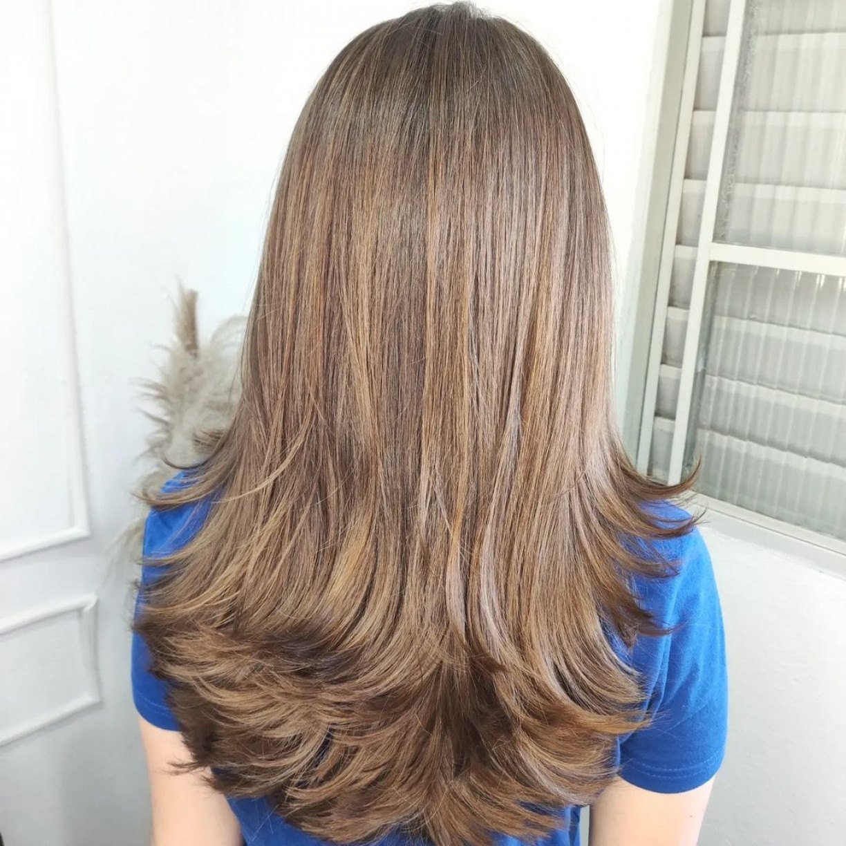 cortes de cabelo repicado em camadas com franja