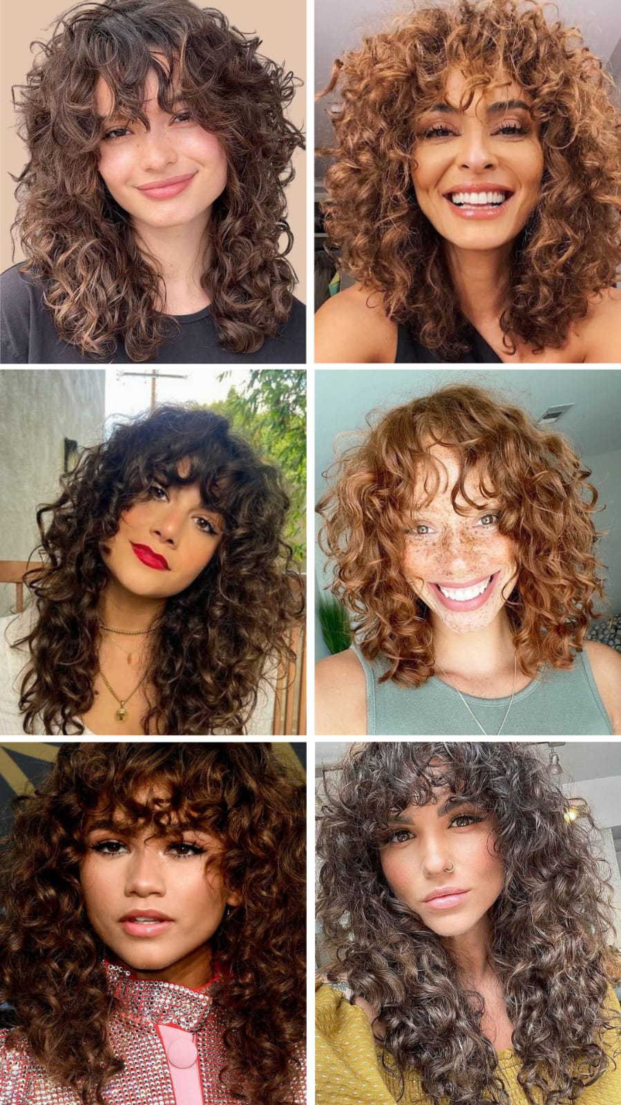 cortes de cabelo repicado em camadas com franja