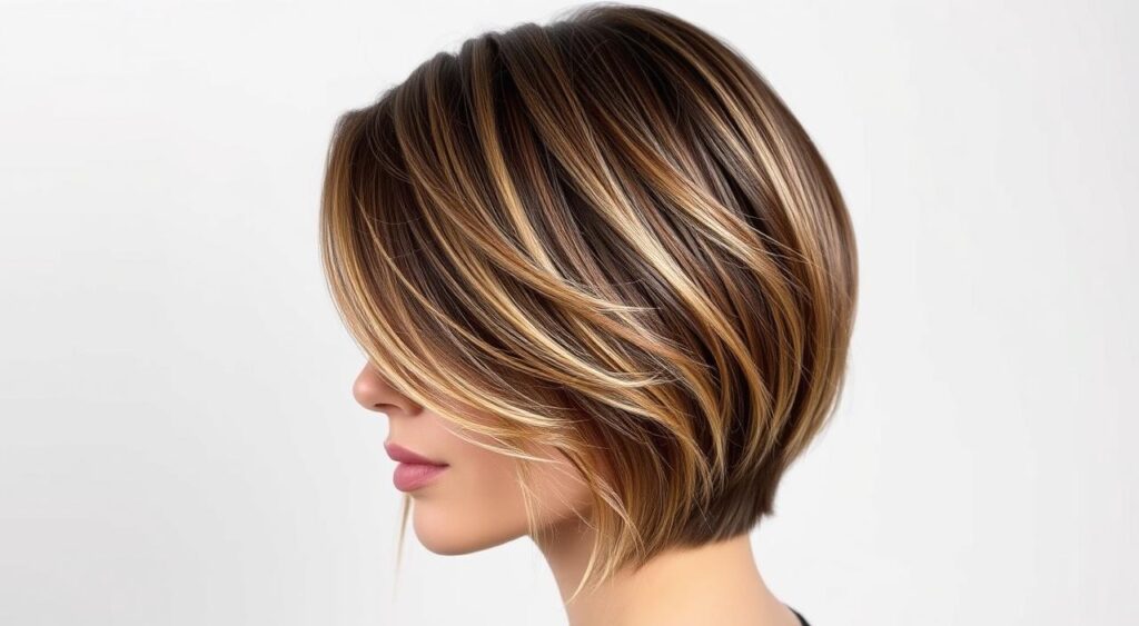 cortes de cabelo repicado em camadas com franja