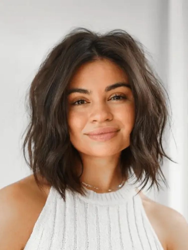 cortes de cabelo rosto redondo