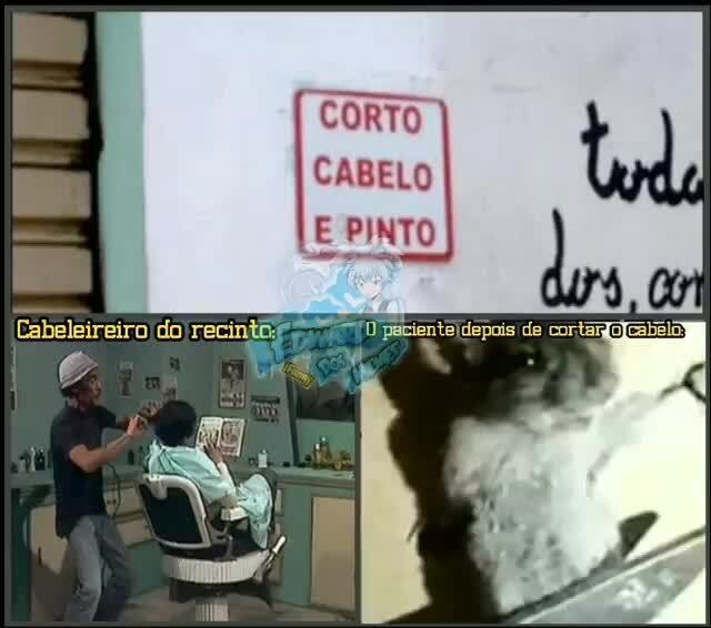 corto cabelo e pinto