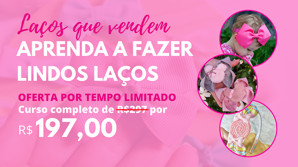 curso de laços de cabelo