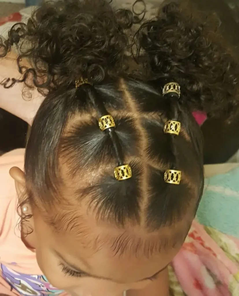 tranças cabelo crespo infantil