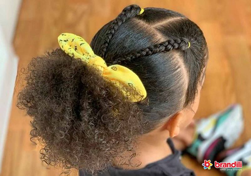 tranças cabelo crespo infantil
