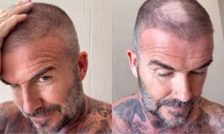 david beckham cabelo