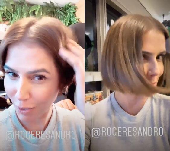 deborah secco chanel com alopecia androgenética