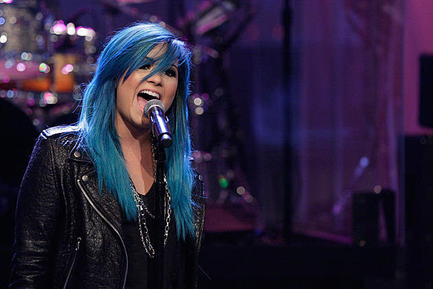 demi lovato cabelo azul photoshoot