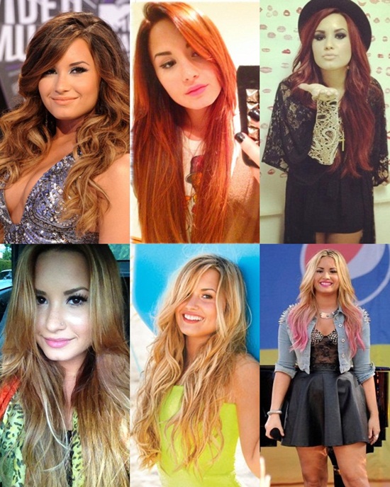 Raiz Esfumada em Cabelos Loiros: Inspire-se no Visual de Demi Lovato