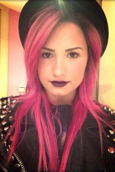 demi lovato tumblr cabelo rosa