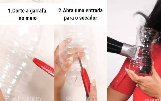 difusor de cabelo caseiro