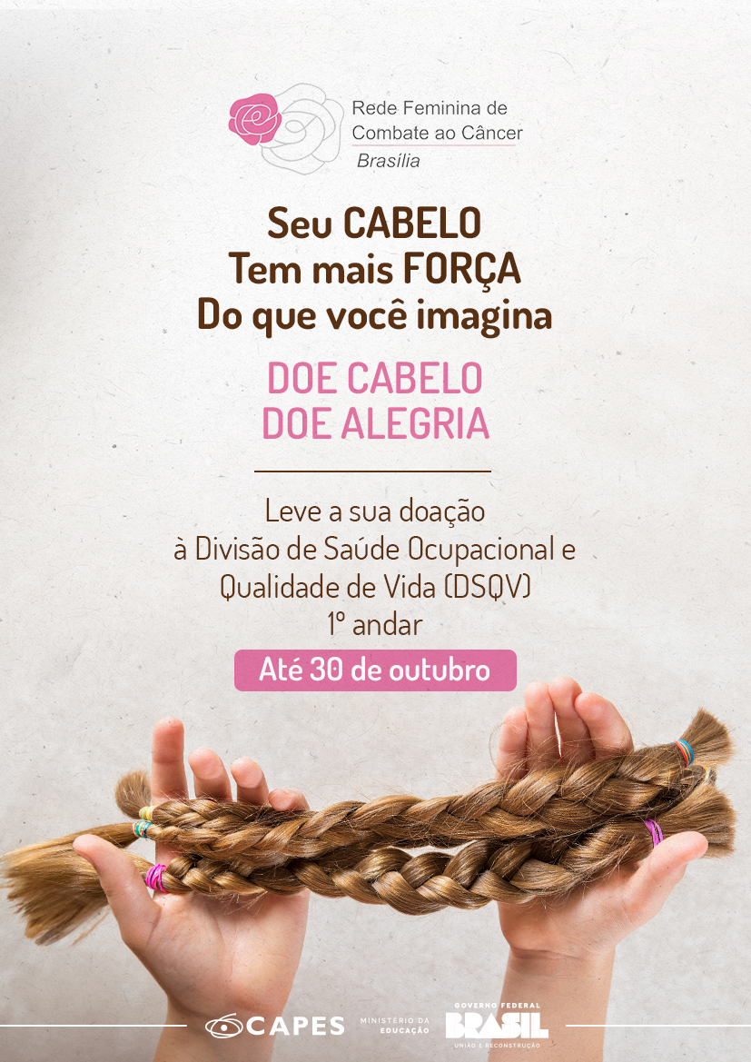 Doação de cabelo para pacientes com câncer