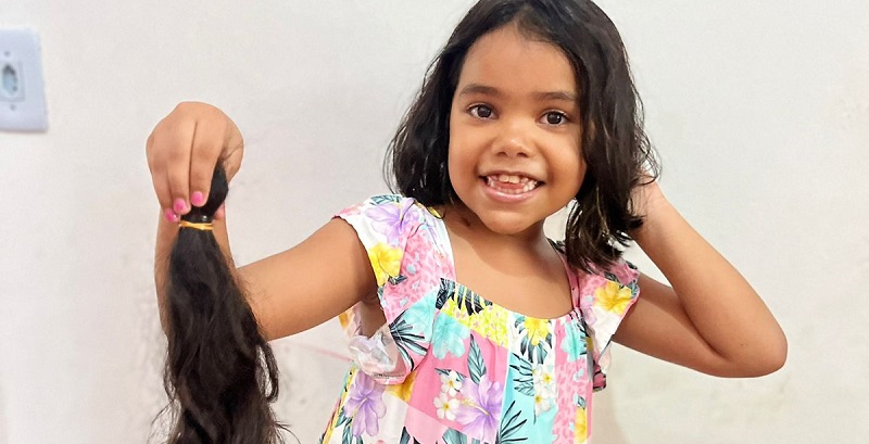 Doação de cabelo para pacientes com câncer