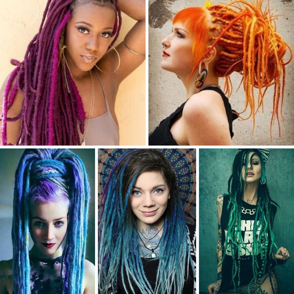 como fazer dreads coloridos em casa passo a passo