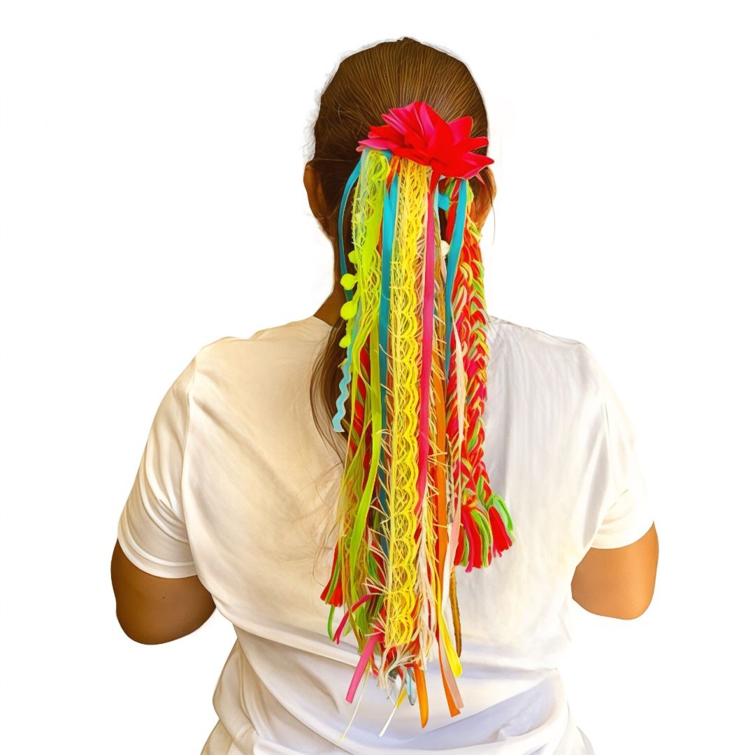 tiara de orquídeas carnaval