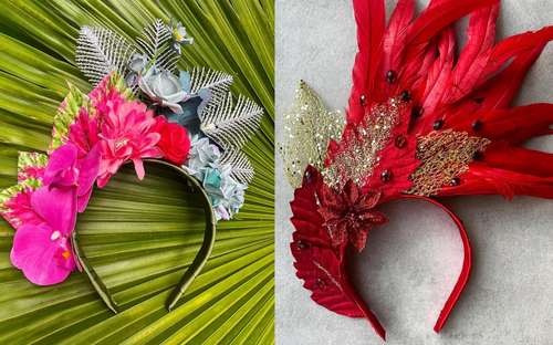 grampos de cabelo temáticos carnaval