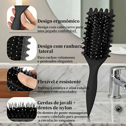 Guia Completo: Qual a Melhor Escova para Cada Tipo de Cacho?