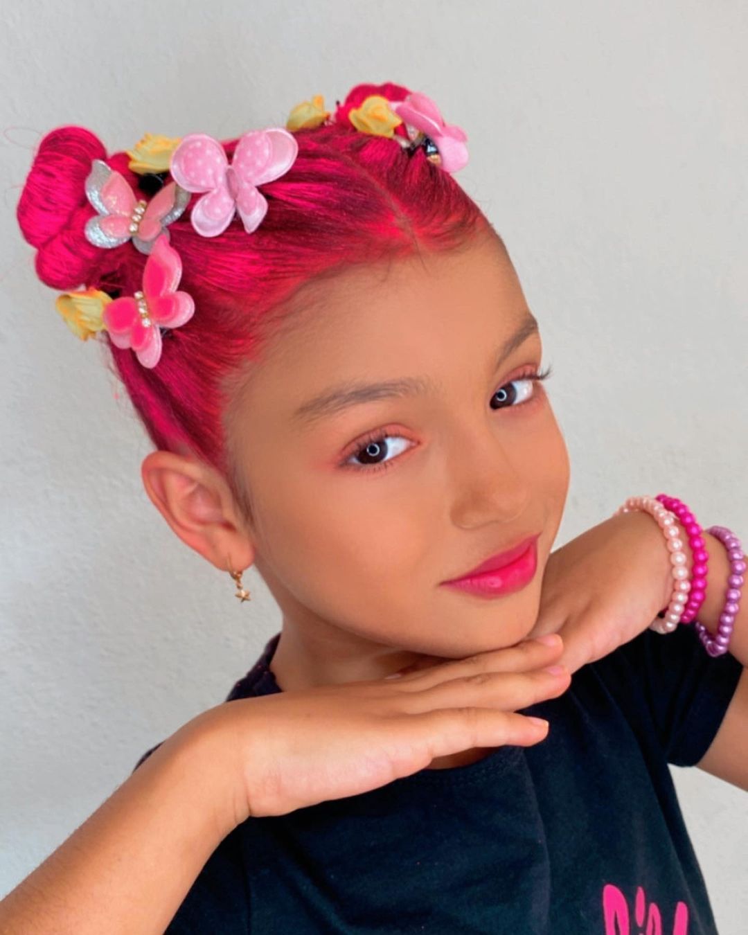 penteado maluco para crianças pequenas