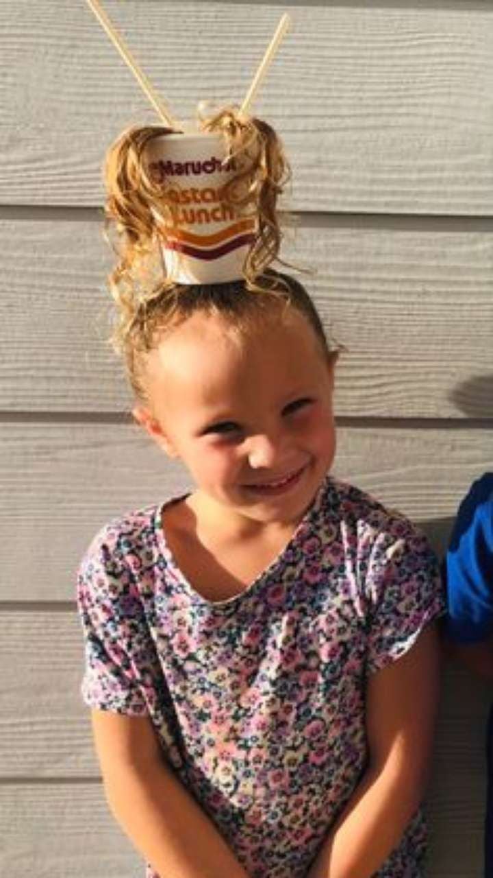 penteado maluco para crianças pequenas