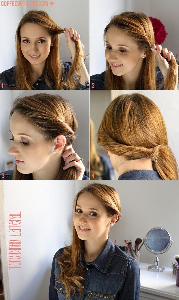 penteado fácil rápido 5 minutos