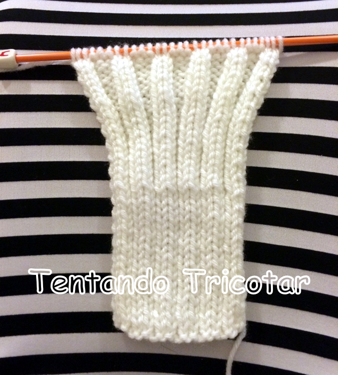 ponto trança tricô